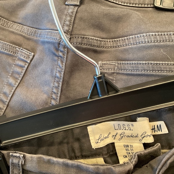 #0206 MEN’S H&M GRAY PANT SIZE: 31 SKINNY FIT - Picture 3 of 3
